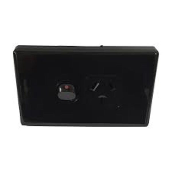 NLS Black Single Power Point 10A a.c.