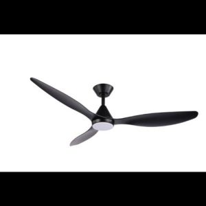 3A D.C Remote 3 Blade fan BLK with Light