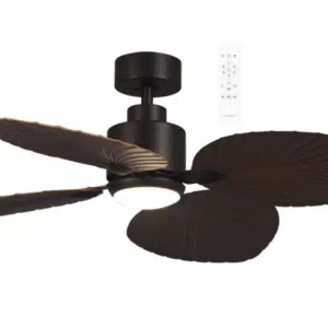 Martec Kingston DC 1260mm 4 ABS Blade WIFI Remote Control Ceiling Fan with Variable Dim 24w CCT LED Light Old Bronze