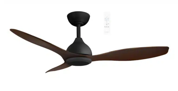 Martec Elite DC 1220mm 3 ABS Blade WIFI & Remote Control Ceiling Fan Only Matt Black/Walnut