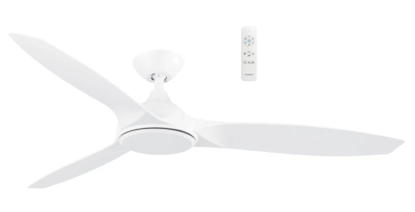 Martec Newport DC 1420mm 3 ABS Blade WIFI & Remote Control Ceiling Fan Only Matt White