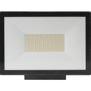 Martec Opal LED Outdoor Flood Light with Flex & Plug 50w Tricolour Matt Black