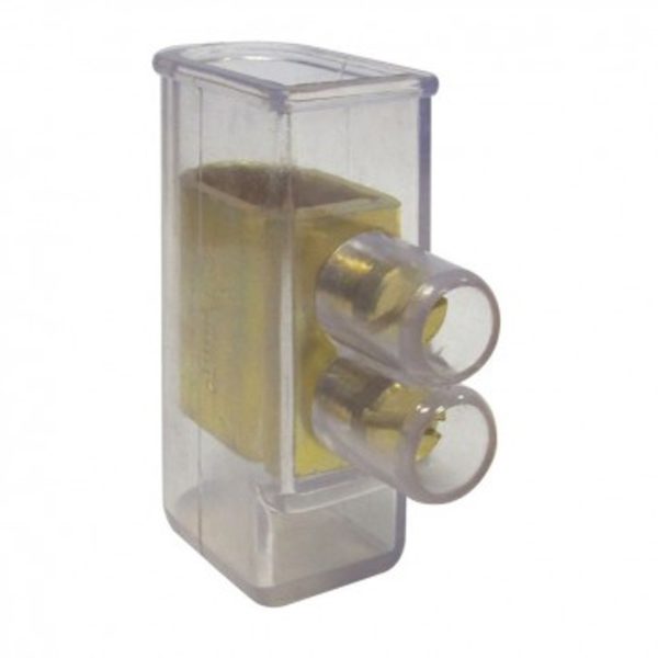 Repelec SCREW CONNECTOR, 100A, CLEAR DOUBLE, 2 x 16mm (25) JAR