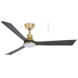 Martec Riviera DC 1320mm 3 ABS Blade WIFI & Remote Control Ceiling Fan with Variable Dim 15w CCT LED Light Antique Bronze/Charcoal