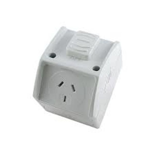 NLS Single GPO 10A weather proof