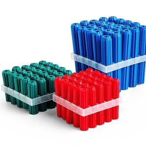Lexem WALL PLUGS BLUE 8mmx35mm. 100 Pcs/Jar