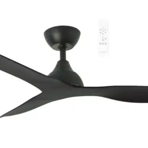 Martec Avoca DC 1220mm 3 ABS Blade WIFI & Remote Control Ceiling Fan Only Matt Black