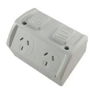 NLS Double GPO 10A weather proof