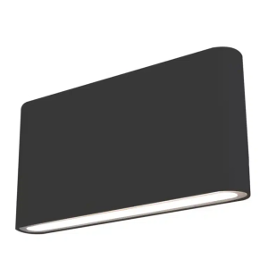 Martec Integra 10W LED Tricolour Wall Exterior Medium Matt Black