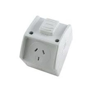 NLS Single GPO 15A weather proof