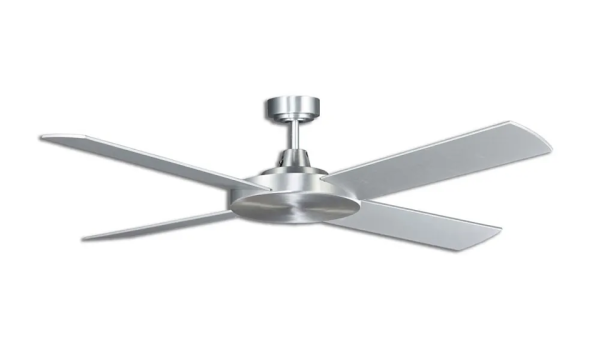Martec Razor 1320mm 4 Blade Ceiling Fan Only Brushed Aluminium