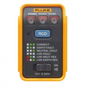 Repelec SOCKET TESTER AUDIBLE/VISUAL RCD CHECK, CATII 300V