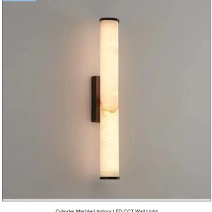 QZAO Cylinder Marbled Indoor LED CCT Wall Light