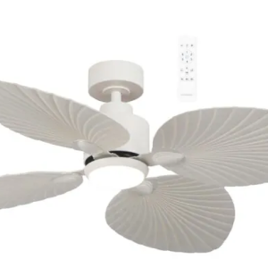 Martec Kingston DC 1260mm 4 ABS Blade WIFI Remote Control Ceiling Fan with Variable Dim 24w CCT LED Light White