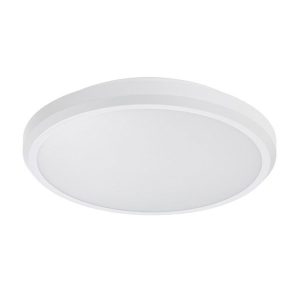 Martec Fino 280mm LED Oyster Light 18w Tricolour White with Sensor