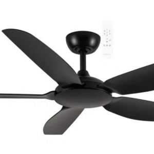 Martec Esprit DC 1320mm 5 ABS Blade WIFI & Remote Control Ceiling Fan Only Matt Black