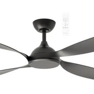 Martec Hampton DC 1320mm 4 ABS Blade WIFI & Remote Control Ceiling Fan Only Matt Black
