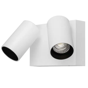 Martec Capri LED Double Spot 2 x 9W Tricolour IP65 Exterior White