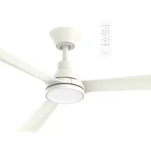 Martec Riviera DC 1320mm 3 ABS Blade WIFI & Remote Control Ceiling Fan with Variable Dim 15w CCT LED Light Matt White