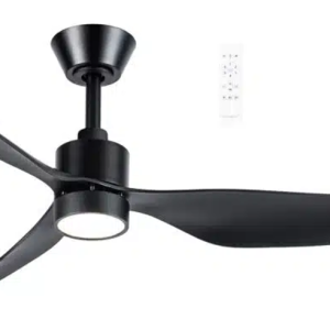 Martec Genoa DC 1270mm 3 ABS Blade WIFI & Remote Control Ceiling Fan with Variable Dim 16w CCT LED Light  Matt Black