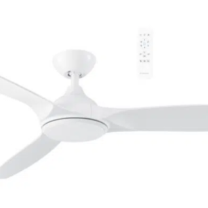 Martec Newport DC 1420mm 3 ABS Blade WIFI & Remote Control Ceiling Fan with Variable Dim 18w CCT LED Light Matt White