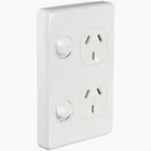 NLS Vertical Double Power Point 10A