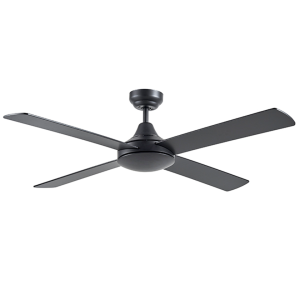 Martec Link 1220mm 4 Blade Ceiling Fan Only Matt Black