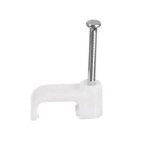 NLS Flat Cable Clips 14mm for 4mm Twin & Earth Cable