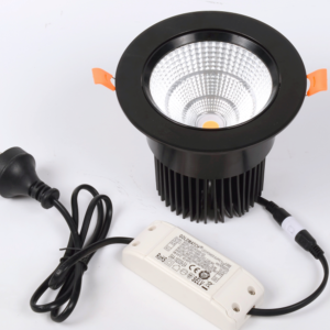 QZAO 12W Black tri colour 80mm cut out downlight QL-8034(rotatable)