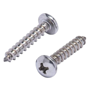 Lexem SCREW DOG PAN HEAD PH2 DRIVER BRIGHT ZINC PLATED 100PCS/JAR
