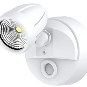 Martec Bandit LED Flood Light Outdoor IP54 Single Spot 12W Tricolour Matt White