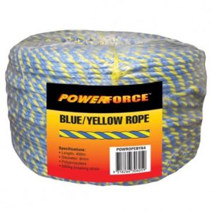 Repelec ROPE, BLUE / YELLOW 6mm x 400m