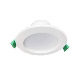 Martec Niko 9w Recessed Tricolour LED Integrated Downlight Matt White