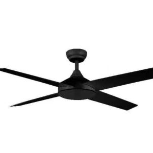 3A 4 Blade A.C CEILING FAN NO LIGHT BLK (MP1248/BLK)