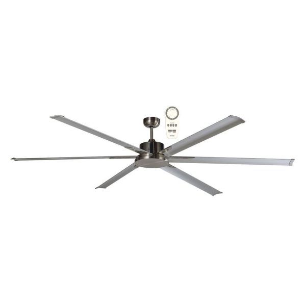 Martec DC Martec Albatross 1800mm Ceiling Fan 6 Blade Set Brushed Nickel