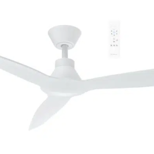 Martec Triumph DC 1320mm 3 ABS Blade WIFI & Remote Control Ceiling Fan Only Matt White