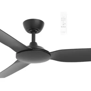 Martec Viper DC 1320mm 3 Blade All ABS WIFI & Remote Control Ceiling Fan Only Matt Black