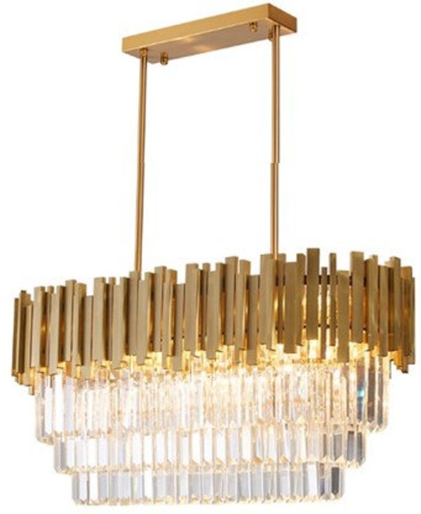 QZAO Gold Chandelier QL-9018/387*867
