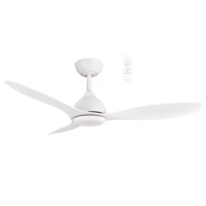 Martec Elite DC 1320mm 3 ABS Blade WIFI & Remote Control Ceiling Fan Only Matt White