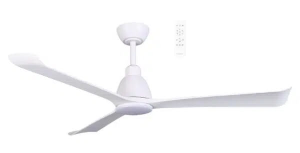Martec Polo DC 1320mm 3 ABS Blade WIFI & Remote Control Ceiling Fan with Variable Dim 15w CCT LED Light Matt White