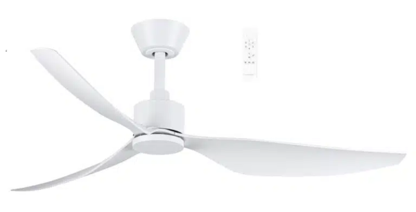 Martec Genoa DC 1270mm 3 ABS Blade WIFI & Remote Control Ceiling Fan Only Matt White