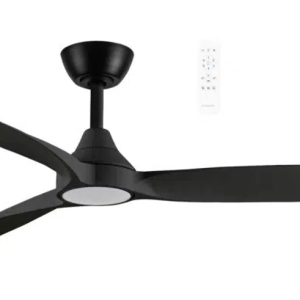 Martec Seaforth DC 1420mm 3 ABS Blade WIFI & Remote Control Ceiling Fan with Variable Dim 15w CCT LED Light Matt Black