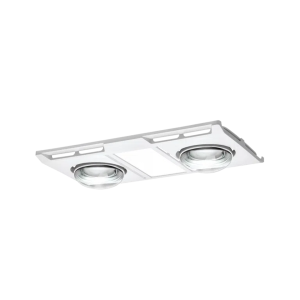 Martec Profile Panel DC 2 Heat 3 in 1 Bathroom Heater Exhaust Fan with 12w Tricolour Panel Light White