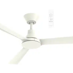 Martec Riviera DC 1320mm 3 ABS Blade WIFI & Remote Control Ceiling Fan Only Matt White