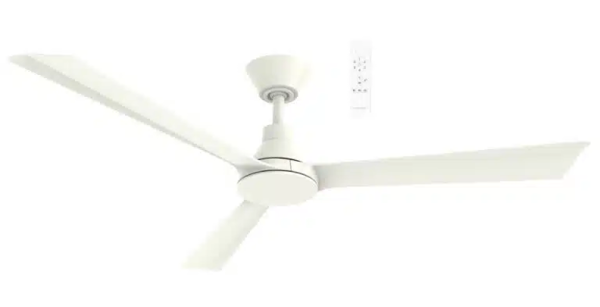 Martec Riviera DC 1320mm 3 ABS Blade WIFI & Remote Control Ceiling Fan Only Matt White