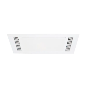 Martec Furnace 2200w Fan Forced Heat 3 in 1 Bathroom Heater Exhaust Fan with 20w Tricolour Light White