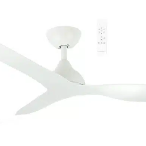 Martec Avoca DC 1220mm 3 ABS Blade WIFI & Remote Control Ceiling Fan Only Matt White