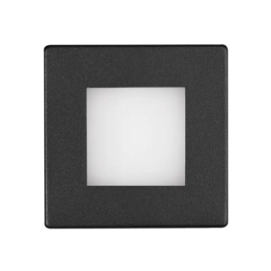 Martec Aspen 3W LED Tricolour IP54 Reccessed Step Light Matt Black