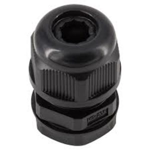 NLS Nylon Cable Glands - Black 20mm