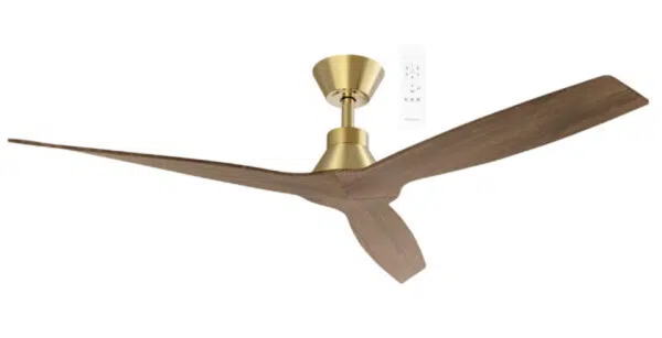 Martec Triumph DC 1320mm 3 ABS Blade WIFI & Remote Control Ceiling Fan Only Ant Bronze/Walnut